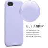 KW iPhone SE 2022 / SE 2020 / 7 / 8 Θήκη Σιλικόνης Rubber TPU - Light Lavender - 40225.139