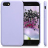 KW iPhone SE 2022 / SE 2020 / 7 / 8 Θήκη Σιλικόνης Rubber TPU - Light Lavender - 40225.139