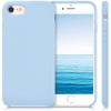 KW iPhone SE 2022 / SE 2020 / 7 / 8 Θήκη Σιλικόνης Rubber TPU - Pastel Blue - 40225.177