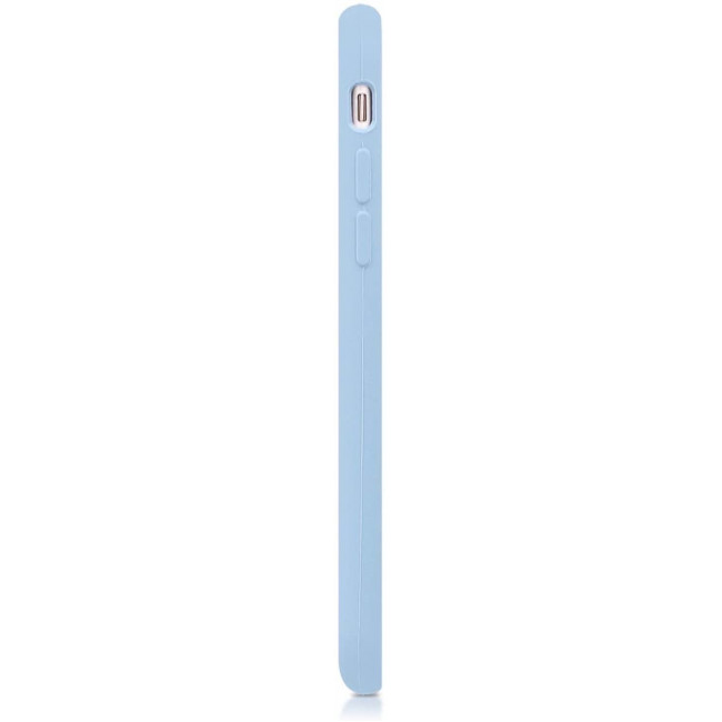 KW iPhone SE 2022 / SE 2020 / 7 / 8 Θήκη Σιλικόνης Rubber TPU - Pastel Blue - 40225.177