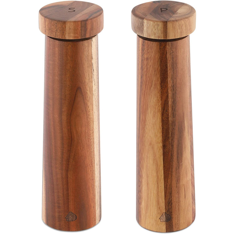 Navaris Salt and Pepper Mill Set Σετ Μύλων Αλάτι και Πιπέρι - Acacia Wood - 49616.03