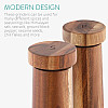 Navaris Salt and Pepper Mill Set Σετ Μύλων Αλάτι και Πιπέρι - Acacia Wood - 49616.03