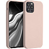 KW iPhone 12 / iPhone 12 Pro Θήκη Σιλικόνης Rubber TPU - Dusty Pink - 52641.10