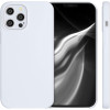 KW iPhone 12 Pro Max Θήκη Σιλικόνης Rubber TPU - White - 52644.02