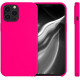 KW iPhone 12 Pro Max Θήκη Σιλικόνης Rubber TPU - Neon Pink - 52644.08