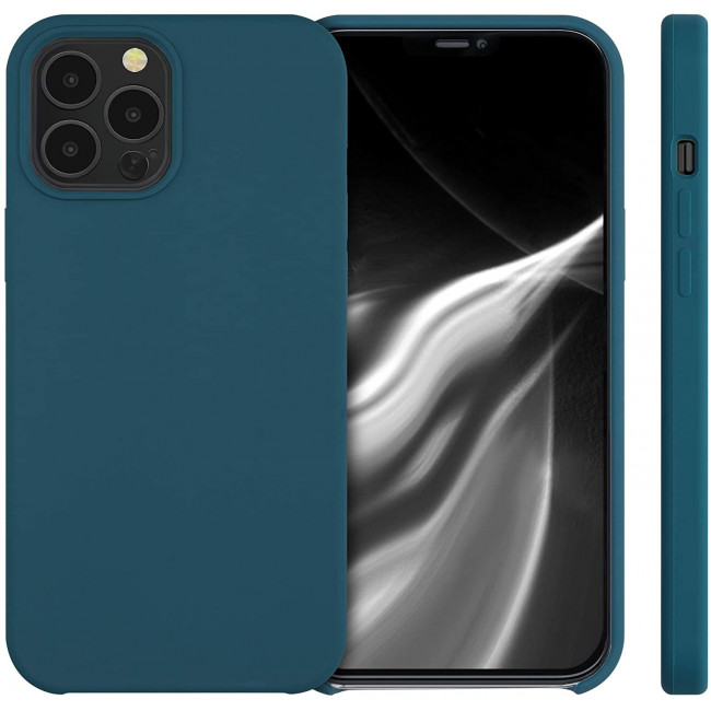 KW iPhone 12 Pro Max Θήκη Σιλικόνης Rubber TPU - Teal Matte - 52644.57