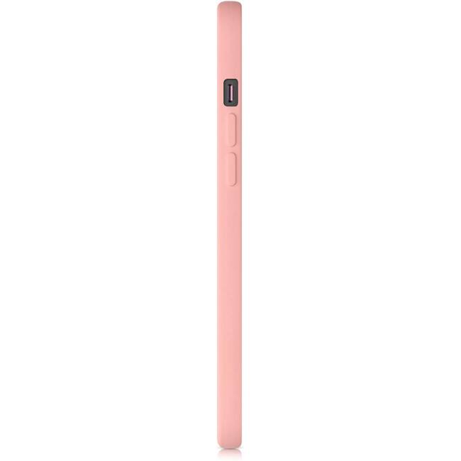 KW iPhone 12 Pro Max Θήκη Σιλικόνης Rubberized TPU - Light Pink Matte - 52714.123