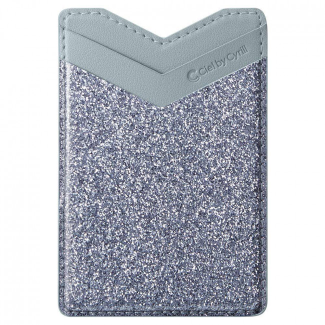 Cyrill Shine Wallet - Θήκη για Κάρτες - Glitter Blue Grey