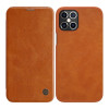 Nillkin iPhone 12 Pro Max Qin Leather Flip Book Case Θήκη Βιβλίο - Brown