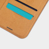 Nillkin iPhone 12 Pro Max Qin Leather Flip Book Case Θήκη Βιβλίο - Brown