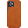 Nillkin iPhone 12 Pro Max Qin Leather Flip Book Case Θήκη Βιβλίο - Brown