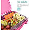 Navaris Bento Box for Kids Δοχείο Αποθήκευσης Τροφής για Παιδιά BPA Free - Dark Pink - 49877.01.08