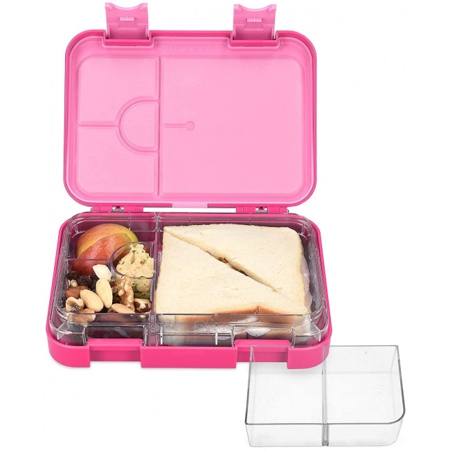 Navaris Bento Box for Kids Δοχείο Αποθήκευσης Τροφής για Παιδιά BPA Free - Dark Pink - 49877.01.08