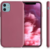 KW iPhone 11 Θήκη Σιλικόνης Rubberized TPU - Deep Rusty Rose - 50791.167