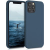 KW iPhone 12 / iPhone 12 Pro Θήκη Σιλικόνης Rubber TPU - Slate Gray - 52641.202