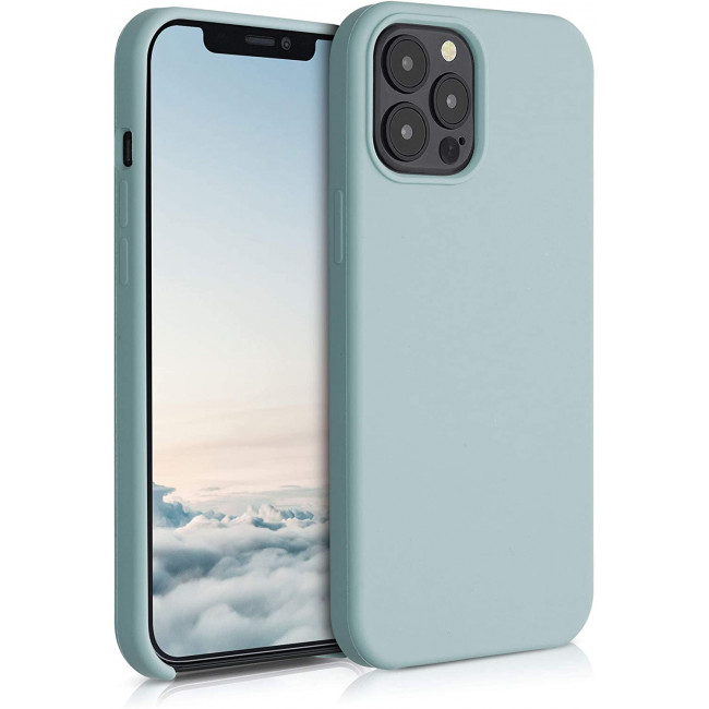 KW iPhone 12 Pro Max Θήκη Σιλικόνης Rubber TPU - Frosty Mint - 52644.200