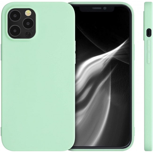 KW iPhone 12 Pro Max Θήκη Σιλικόνης TPU - Mint Matte - 53940.50