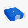 Navaris Bento Box for Kids Δοχείο Αποθήκευσης Τροφής για Παιδιά BPA Free - Blue - 49877.02.17