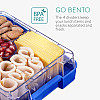 Navaris Bento Box for Kids Δοχείο Αποθήκευσης Τροφής για Παιδιά BPA Free - Blue - 49877.02.17