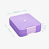 Navaris Bento Box for Kids Δοχείο Αποθήκευσης Τροφής για Παιδιά BPA Free - Purple - 49877.02.38