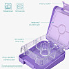 Navaris Bento Box for Kids Δοχείο Αποθήκευσης Τροφής για Παιδιά BPA Free - Purple - 49877.02.38