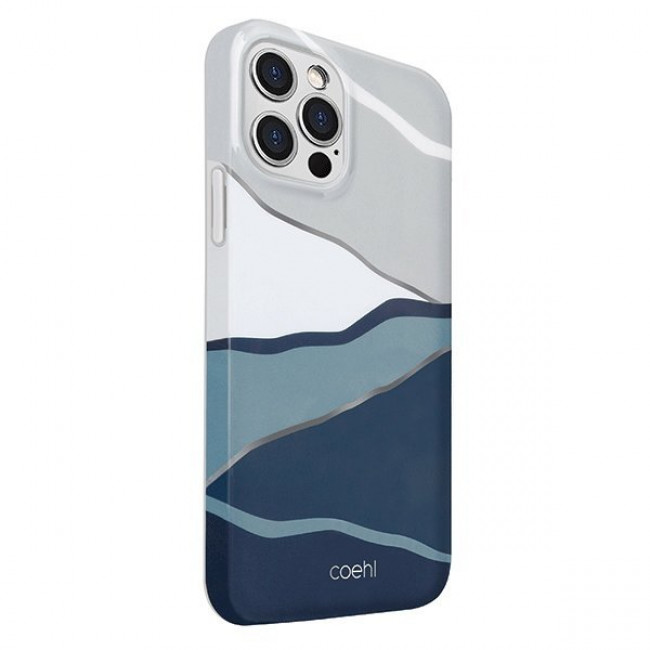 Uniq iPhone 12 / iPhone 12 Pro Coehl Ciel Σκληρή Θήκη με Πλαίσιο Σιλικόνης - Blue