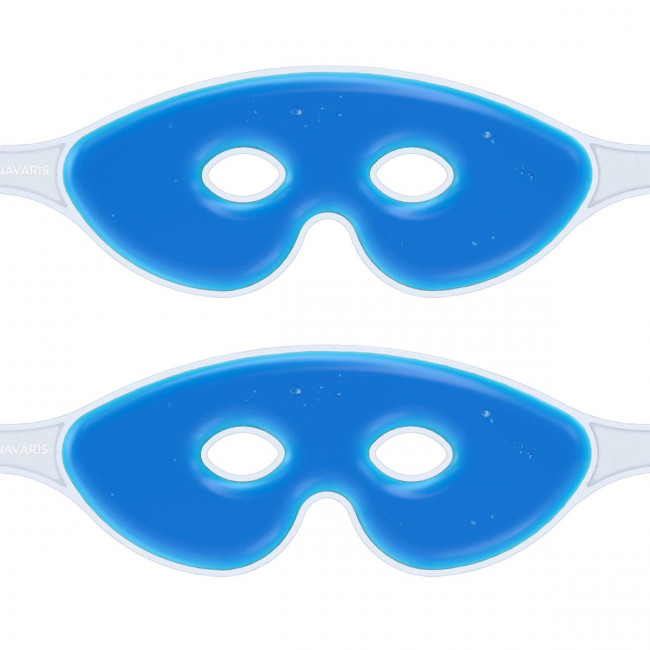 Navaris Cooling Gel Eye Mask - Σετ με 2 Μάσκες Ματιών με Τζελ - Blue - 47640.04.02