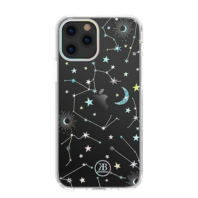 Kingxbar iPhone 12 / iPhone 12 Pro Lucky Series Σκληρή Θήκη με Swarovski Crystals - Zodiac - Διάφανη