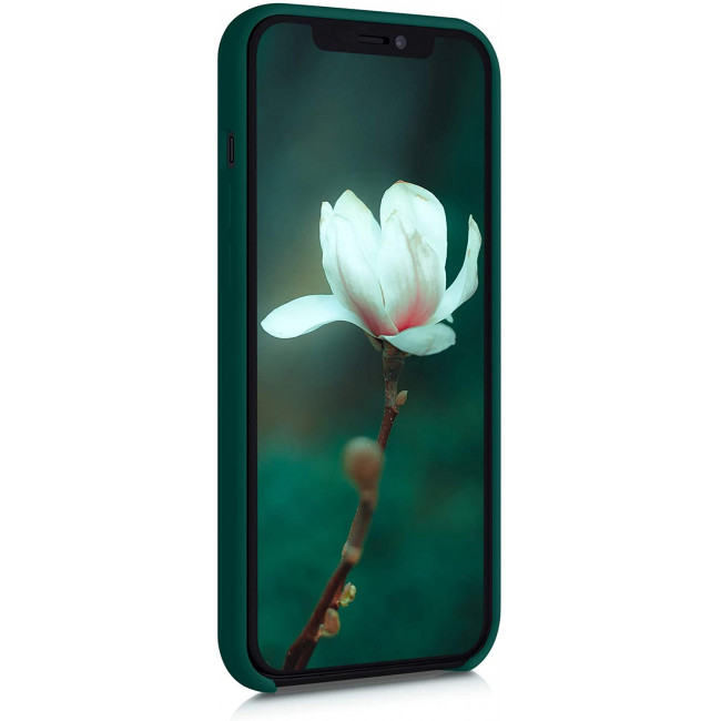 KW iPhone 12 Pro Max Θήκη Σιλικόνης Rubber TPU - Green - 52644.184