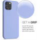 KW iPhone 12 Pro Max Θήκη Σιλικόνης Rubberized TPU - Pastel Lavender - 52714.139