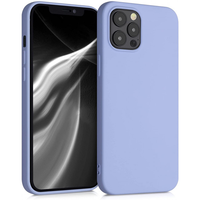 KW iPhone 12 Pro Max Θήκη Σιλικόνης Rubberized TPU - Pastel Lavender - 52714.139