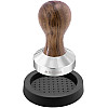 Navaris Espresso Tamper Πατητήρι για Καφέ Εσπρέσο από Ανοξείδωτο Χάλυβα με Ξύλινη Λαβή 58 mm - 51802.01.30