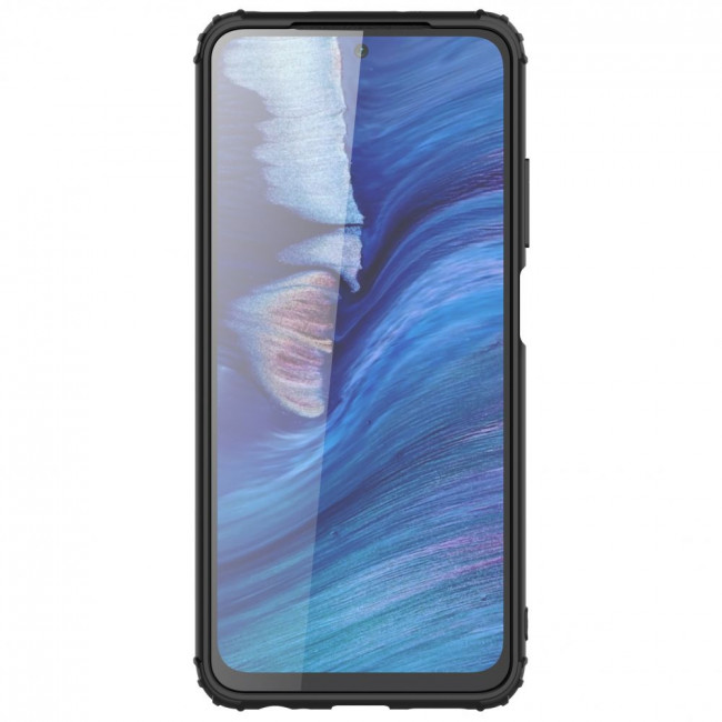 Tech-Protect Xiaomi Redmi Note 10 / Note 10s / Poco M5s Hybridshell Σκληρή Θήκη με Πλαίσιο Σιλικόνης - Frost Black / Ημιδιάφανη