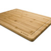 Navaris Natural Bamboo Wooden Chopping Board Ξύλινη Επιφάνεια Κοπής - 45 x 34 x 1.8 cm - Light Brown - 51502.01