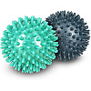 Navaris Hedgehog Massage Ball with Nubs Set of 2 - Μπάλες Μασάζ για Χέρια / Πόδια και Πλάτη - Mint / Petrol - 46951.3.01