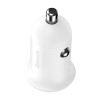 Baseus Grain Pro Car Charger - Φορτιστής Αυτοκινήτου 4.8A 2xUSB Ports - White - CCALLP-02