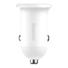 Baseus Grain Pro Car Charger - Φορτιστής Αυτοκινήτου 4.8A 2xUSB Ports - White - CCALLP-02