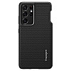 Spigen Samsung Galaxy S21 Ultra Liquid Air Pen Θήκη Σιλικόνης - Matte Black