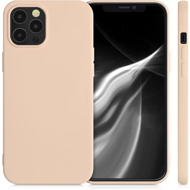 KW iPhone 12 Pro Max Θήκη Σιλικόνης Rubberized TPU - Mother of Pearl - 52714.154