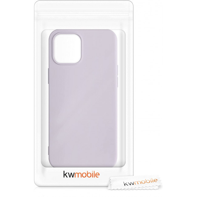 KW iPhone 12 Pro Max Θήκη Σιλικόνης Rubberized TPU - Dream of Cotton - 52714.192