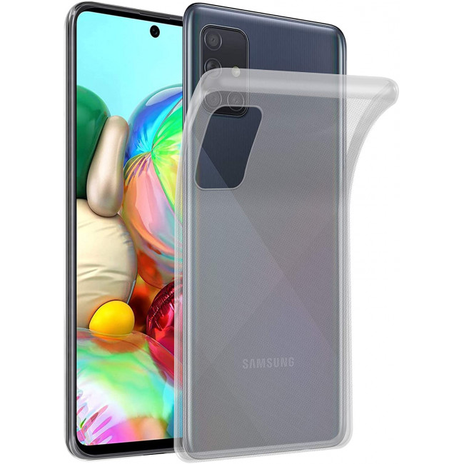 Cadorabo Samsung Galaxy A72 / A72 5G Λεπτή Θήκη Σιλικόνης - Διάφανη