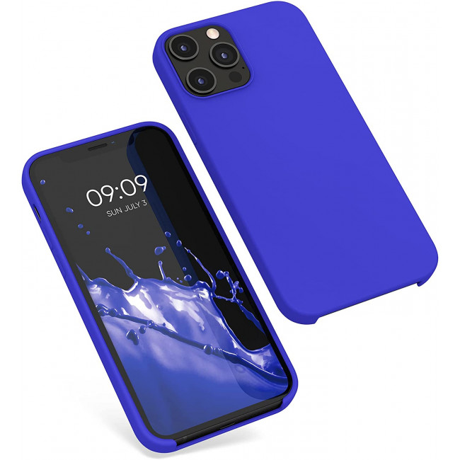 KW iPhone 12 Pro Max Θήκη Σιλικόνης Rubber TPU - Royal Blue - 52644.134