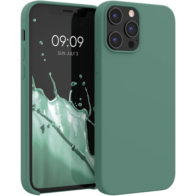 KW iPhone 12 Pro Max Θήκη Σιλικόνης Rubber TPU - Fir Green - 52644.166