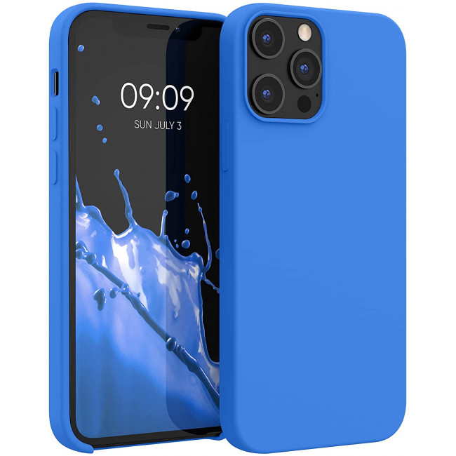 KW iPhone 12 Pro Max Θήκη Σιλικόνης Rubber TPU - Surf Blue - 52644.189