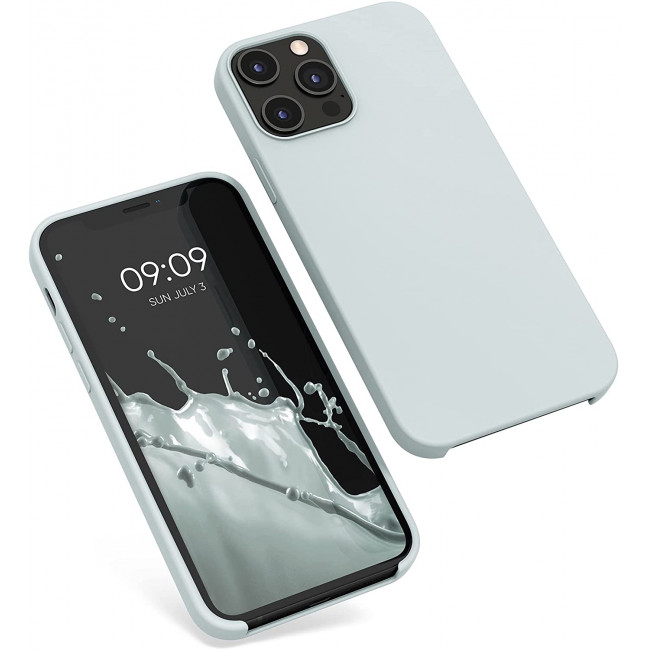 KW iPhone 12 Pro Max Θήκη Σιλικόνης Rubber TPU - Light Grey Matt - 52644.70