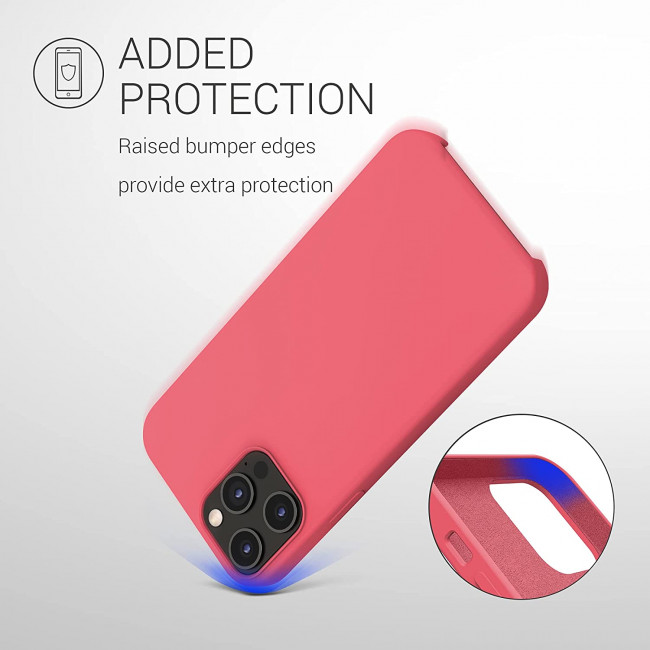 KW iPhone 12 Pro Max Θήκη Σιλικόνης Rubber TPU - Siesta - 52644.219