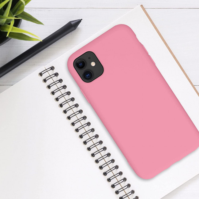 KW iPhone 11 Θήκη Σιλικόνης Rubberized TPU - Bubblegum Pink - 50791.212