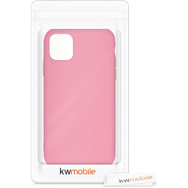 KW iPhone 11 Θήκη Σιλικόνης Rubberized TPU - Bubblegum Pink - 50791.212