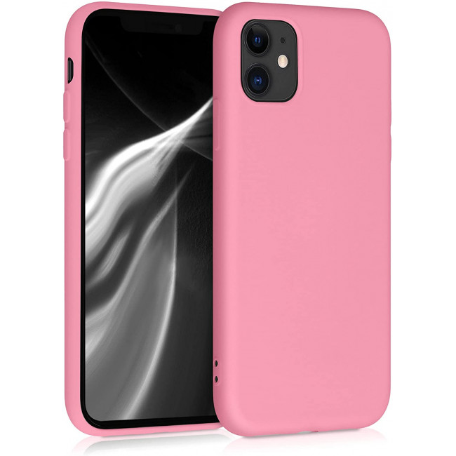 KW iPhone 11 Θήκη Σιλικόνης Rubberized TPU - Bubblegum Pink - 50791.212