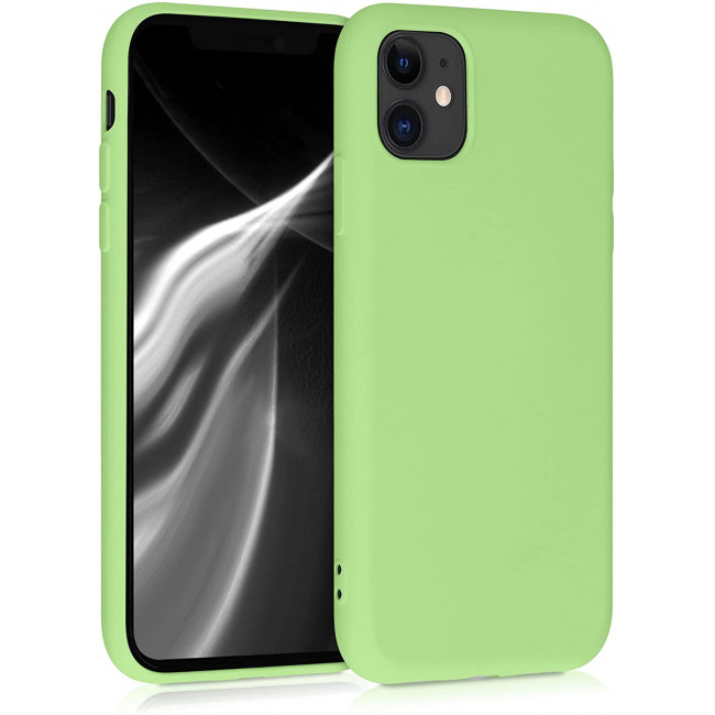 KW iPhone 11 Θήκη Σιλικόνης Rubberized TPU - Tomatillo - 50791.214